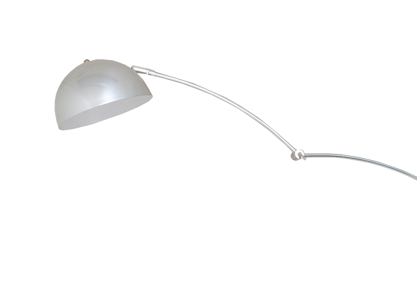 Large Mid Century Metal Arc Lamp