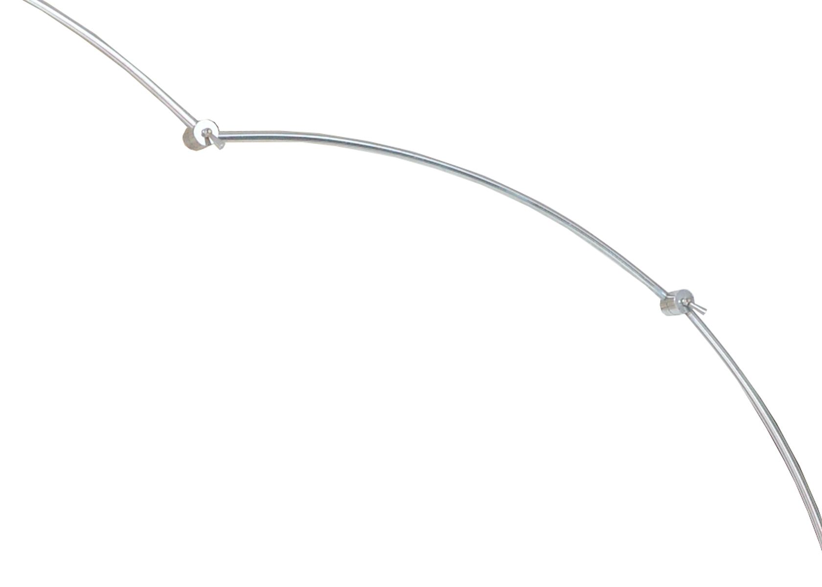 Large Mid Century Metal Arc Lamp