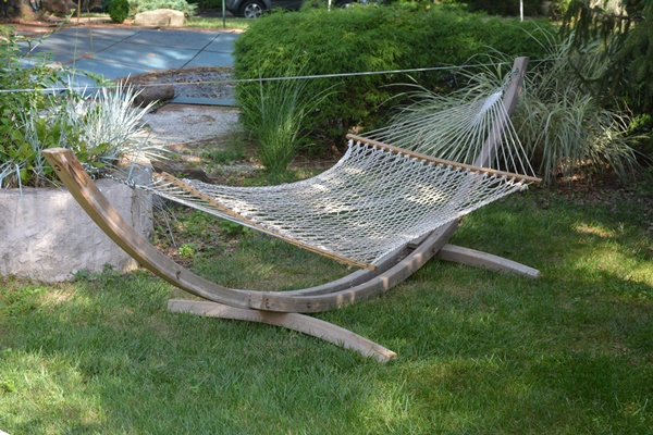 The Original Pawley's Island Rope Hammock and Teak Hammock Stand