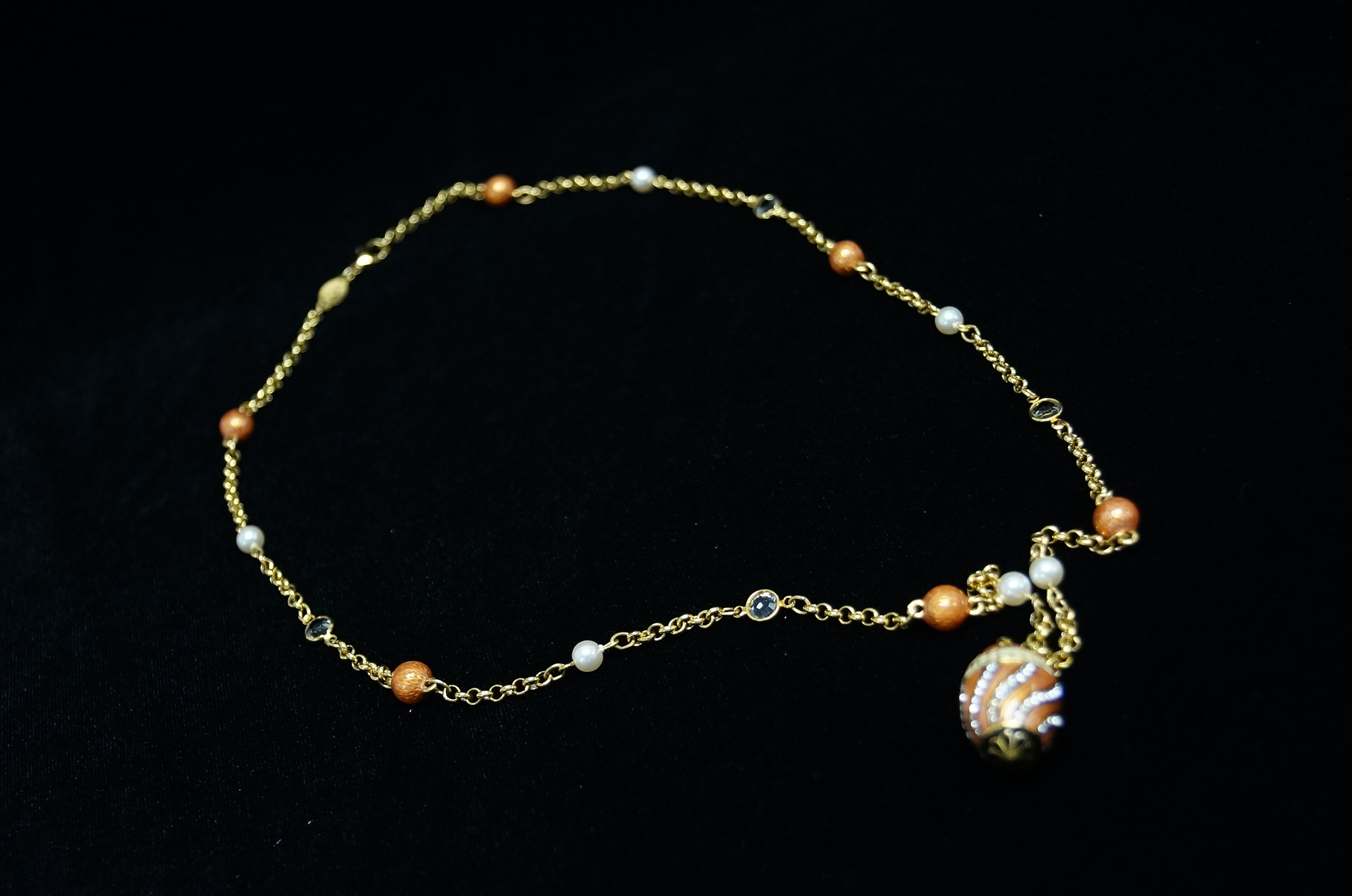 MMA Faberge Egg Replica Pendant