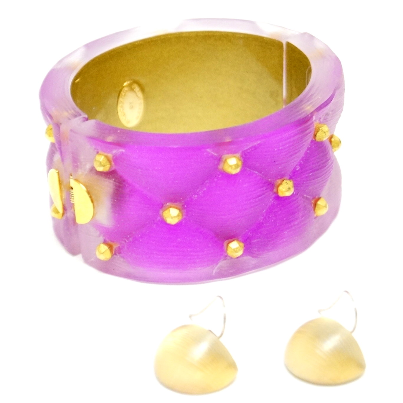 Alexis Bittar Bracelet and Wedge Earrings