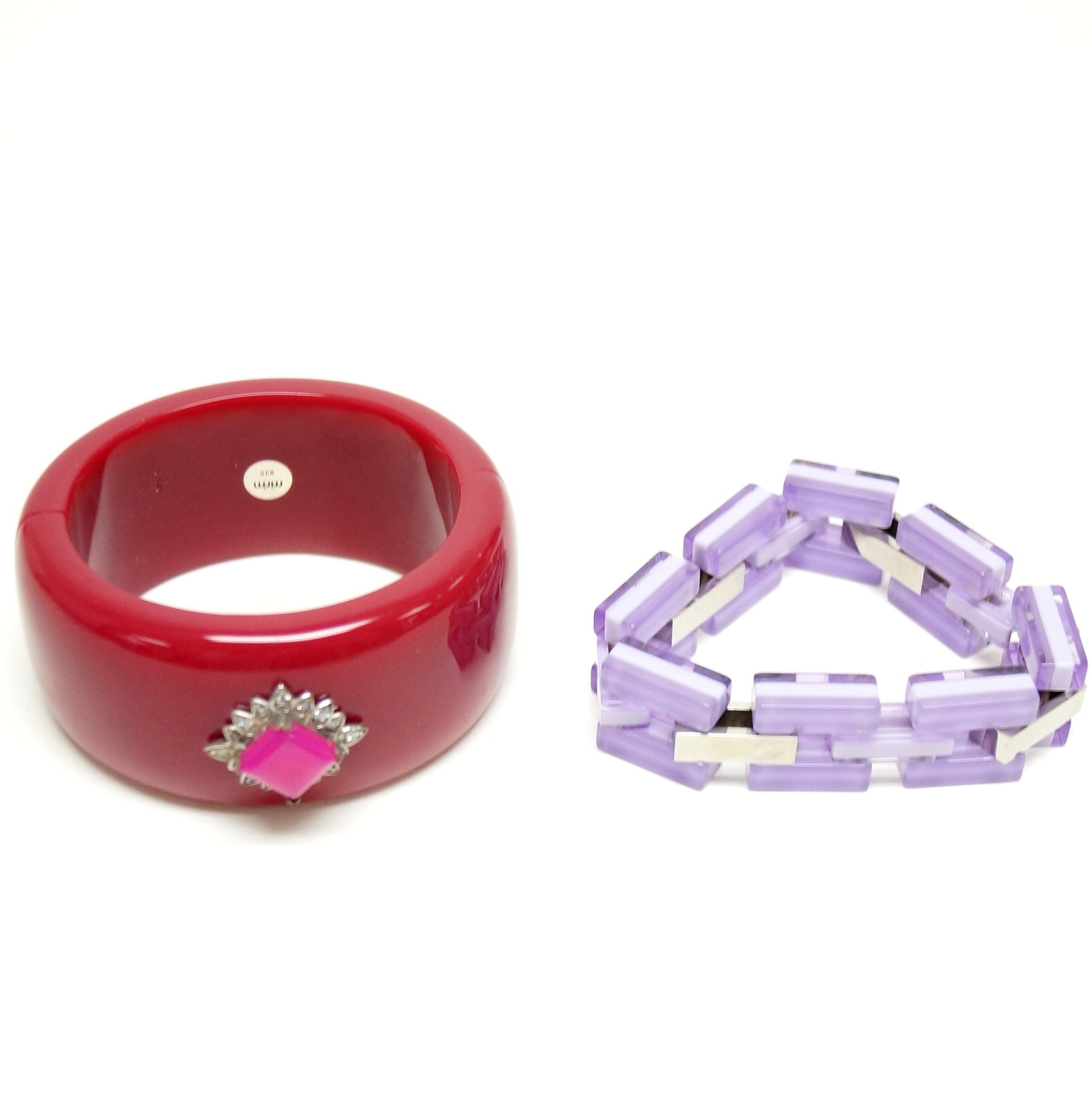 925 Miriam Salat Bangle and  Xavier DEROME Bracelet