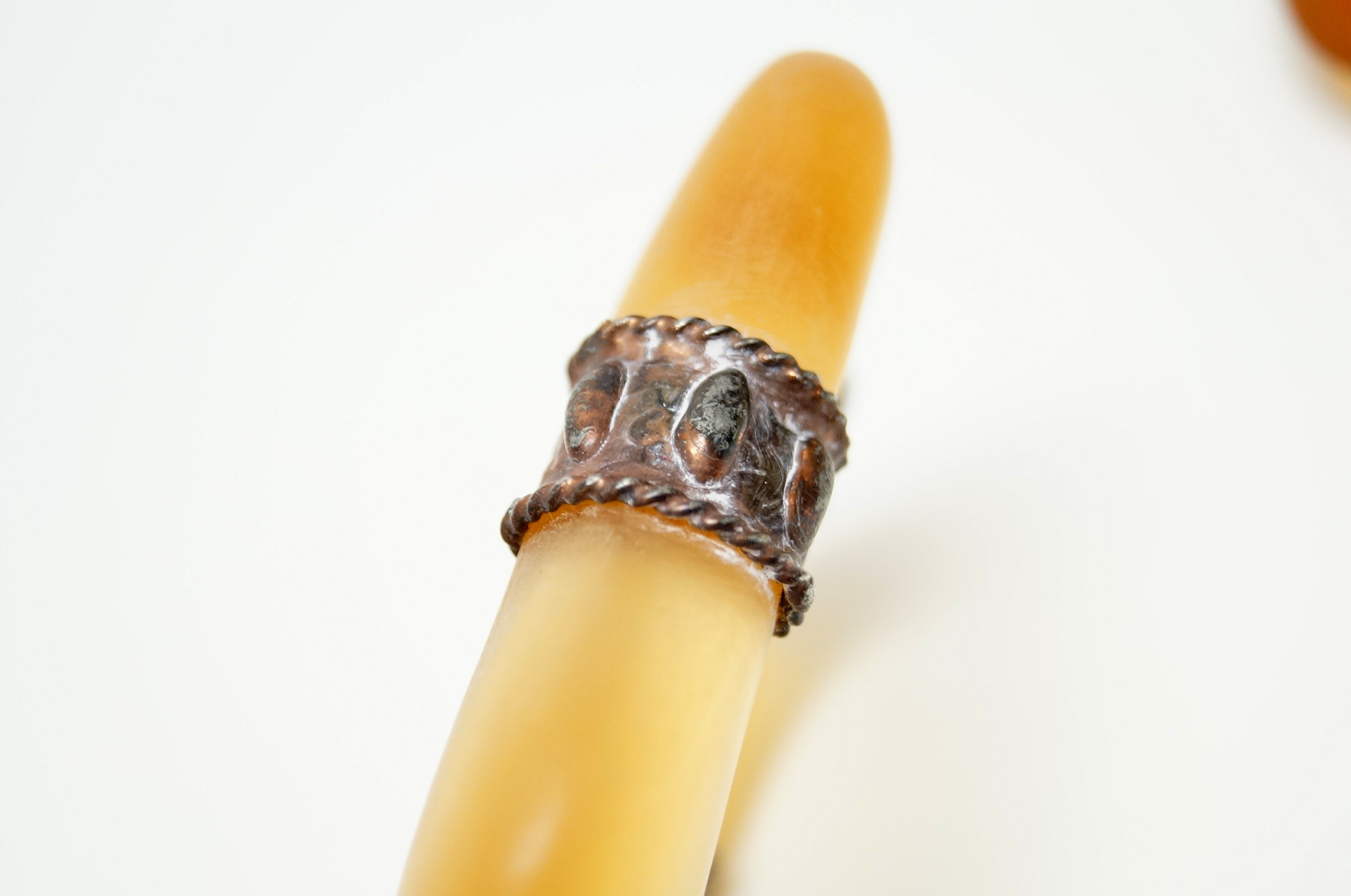 Vintage Brutalist Resin Maya Bangles