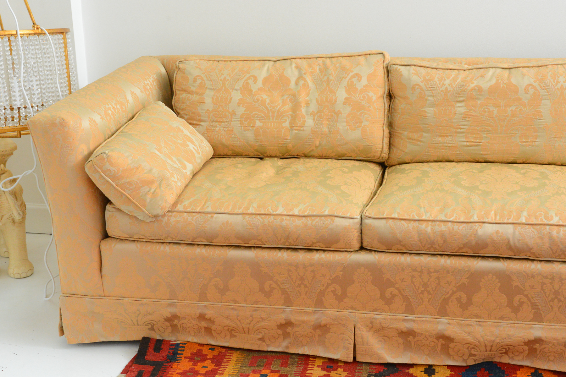 Baker 1960s Tuxedo Sofa