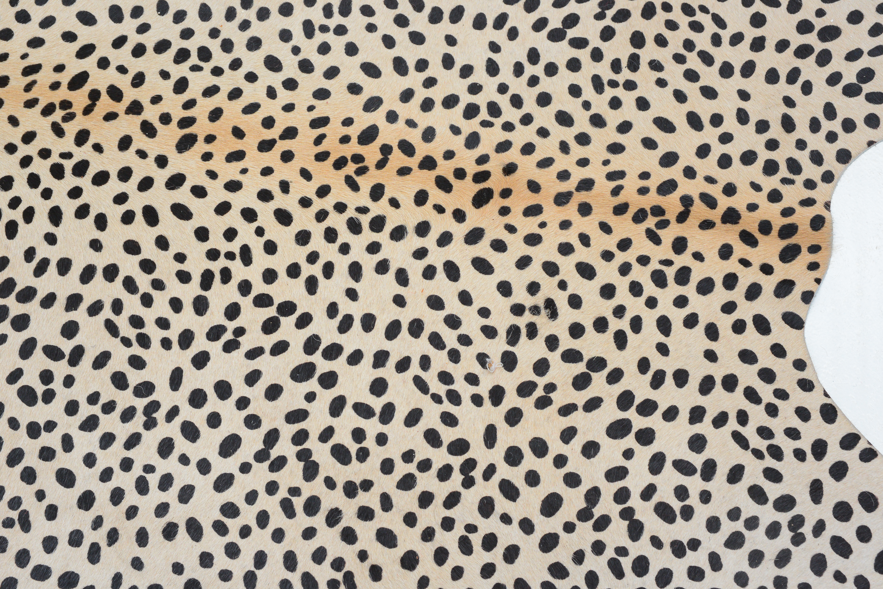 Faux Fur Cheetah Print Rug