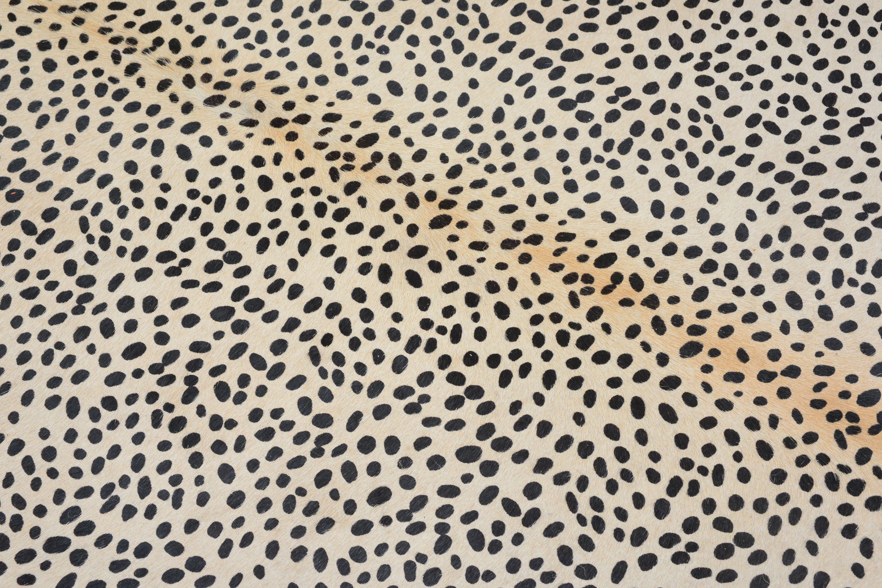 Faux Fur Cheetah Print Rug