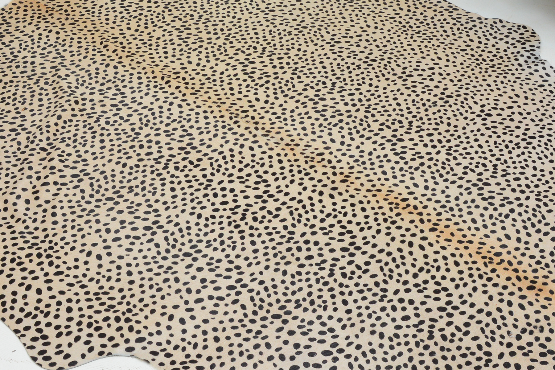Faux Fur Cheetah Print Rug