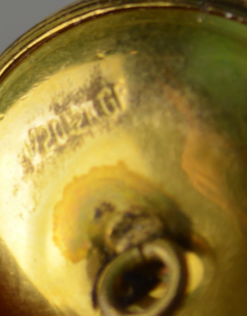 12K Gold Filled Horse Head and Horseshoe Buttons