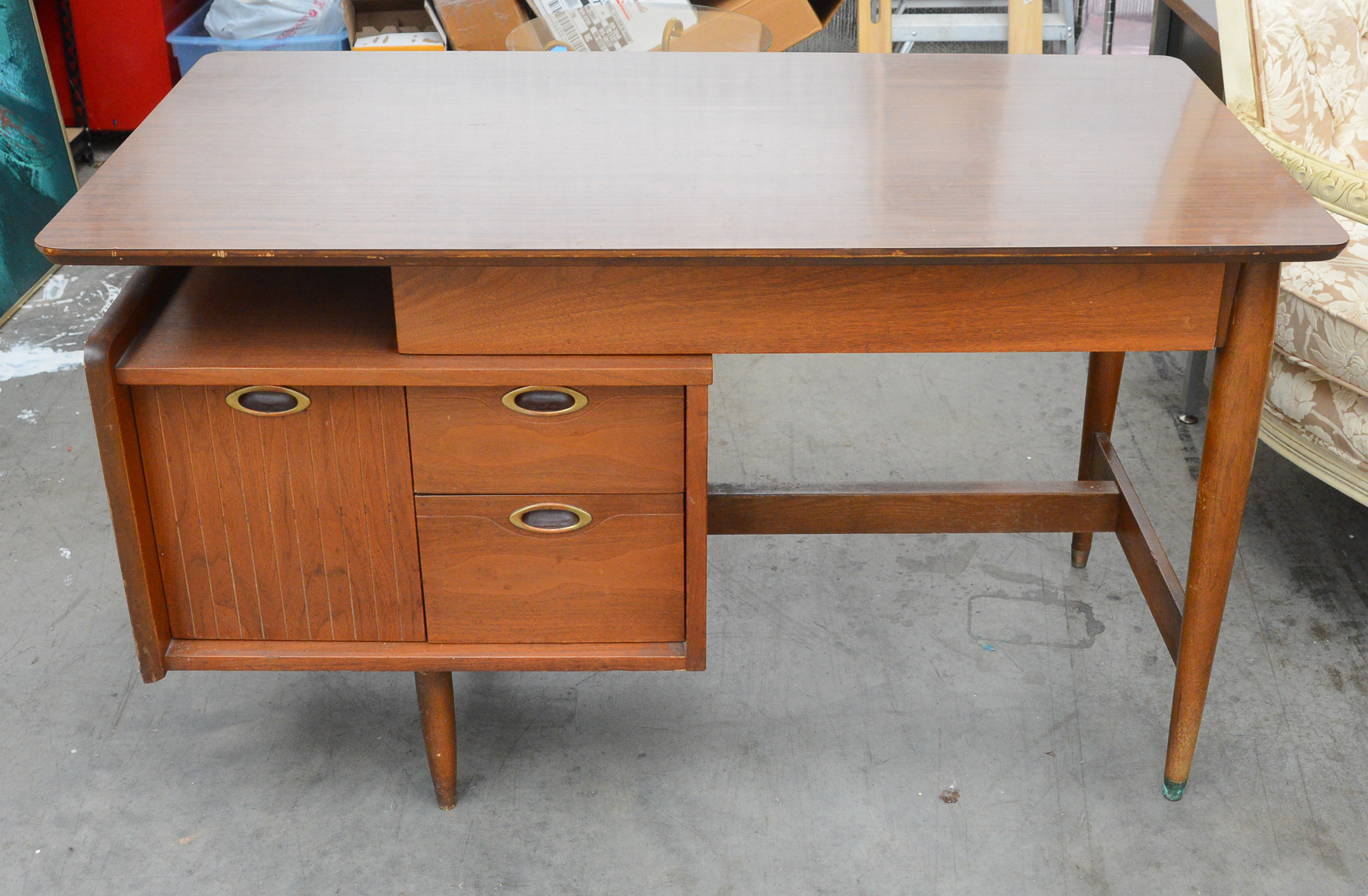 Mid-Century Danish Modern E. Mainline Office Desk