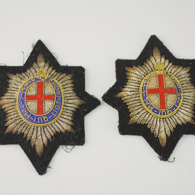 Two Honi Soit Qui Mal Y Pense Collectible Patches