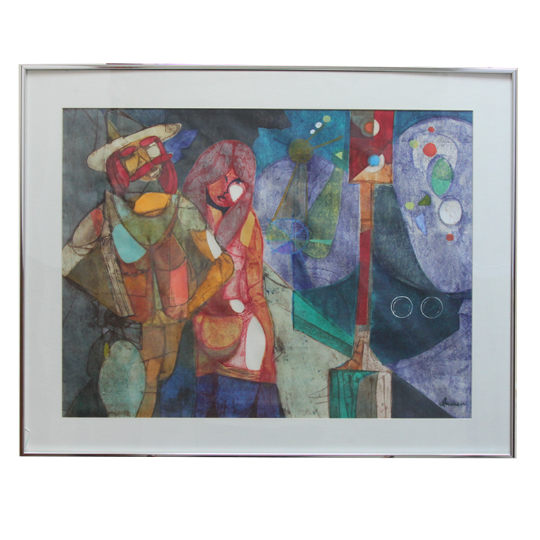 Robert E. Inman Signed Watercolor Art