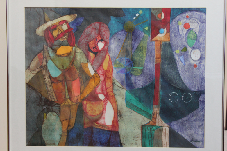 Robert E. Inman Signed Watercolor Art