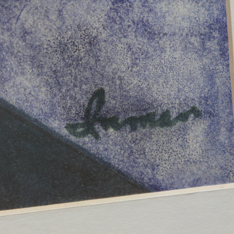 Robert E. Inman Signed Watercolor Art