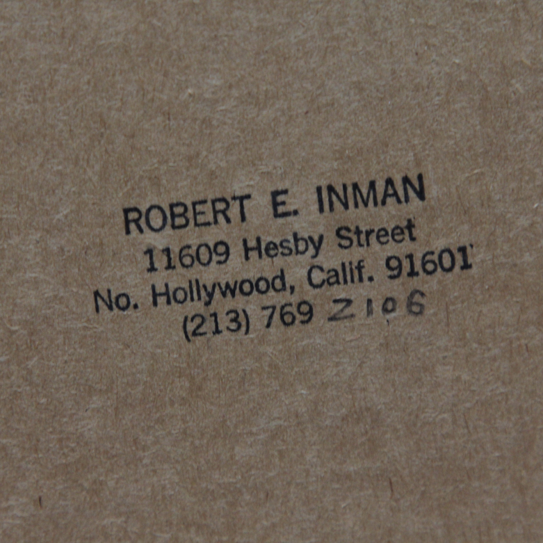 Robert E. Inman Signed Watercolor Art