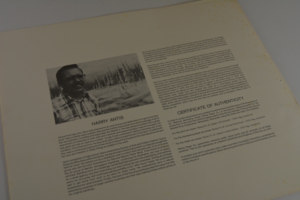 Harry Antis 1983 L/E Ohio Wetlands Habitat Mallard Stamp and Ohio Duck Stamp Offset Lithograph