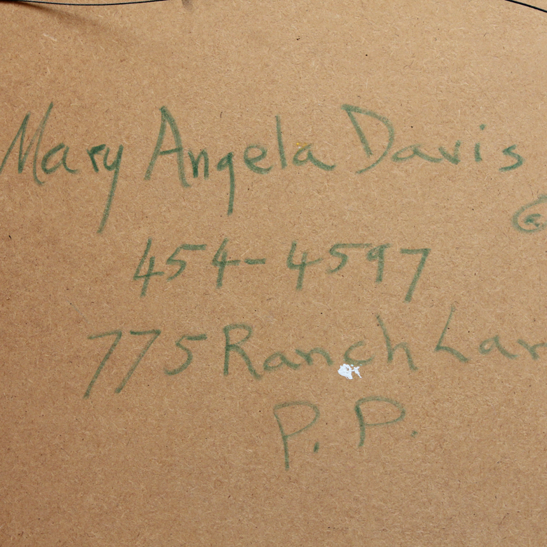 Mary Angela Davis Signed Oil Painting "Jazz Players"