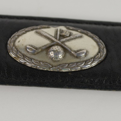 Four Brighton Onyx Leather Belts