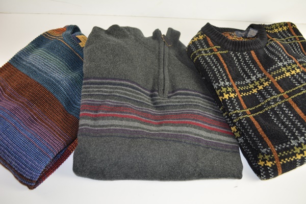 Twelve Men's Designer Sweaters