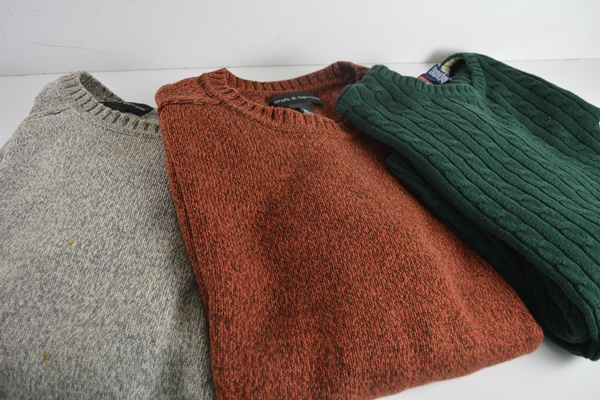 Twelve Men's Designer Sweaters