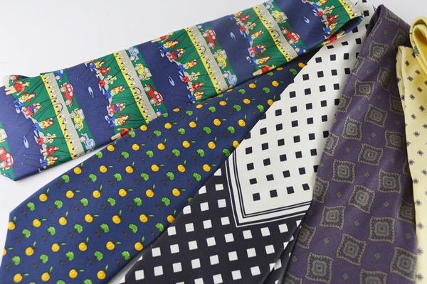 Eight Men's Silk Ties