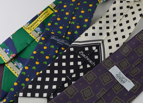 Eight Men's Silk Ties