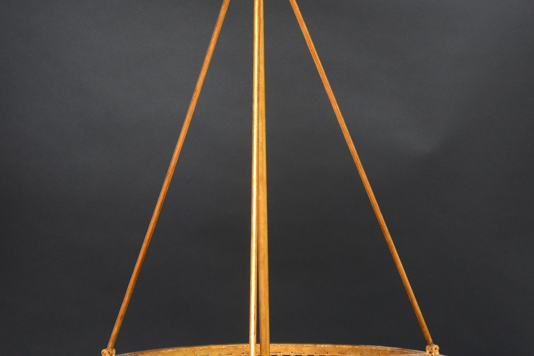 Beaded Barrel Shade Chandelier