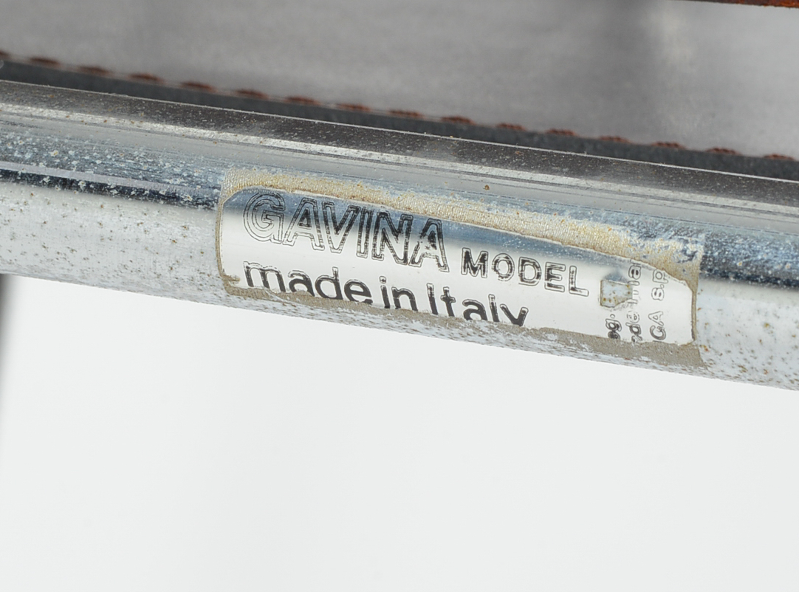 Pair of Wassily by Gavina of Italy Brown Leather and Chrome Chairs