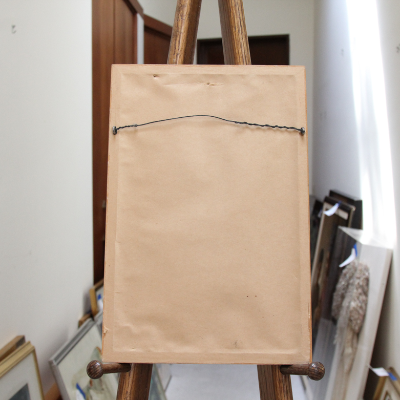 Framed Drawing Signed by Martin Mondrus