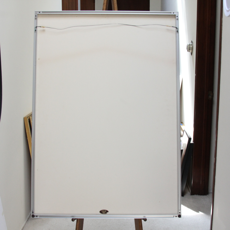 Framed Abstract Watercolor by Oscar Melendez