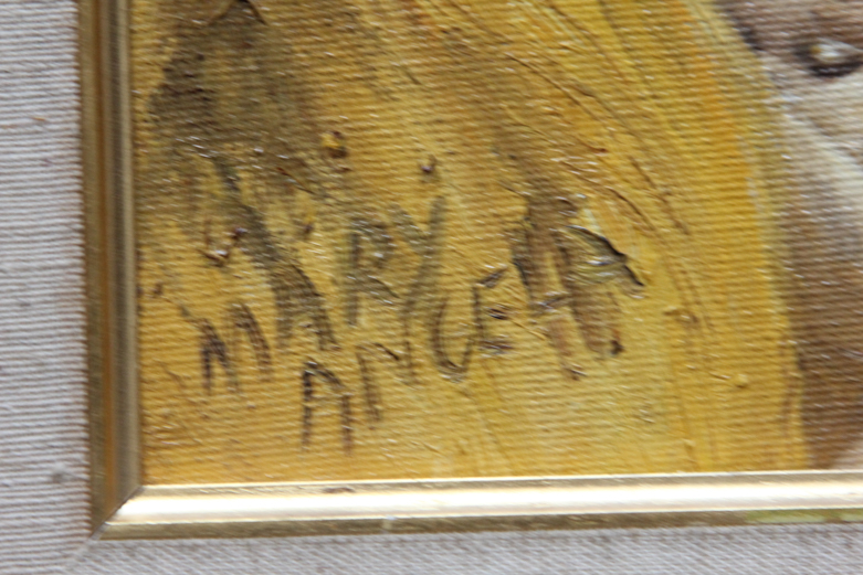 Mary Angela Signed Oil on Canvas