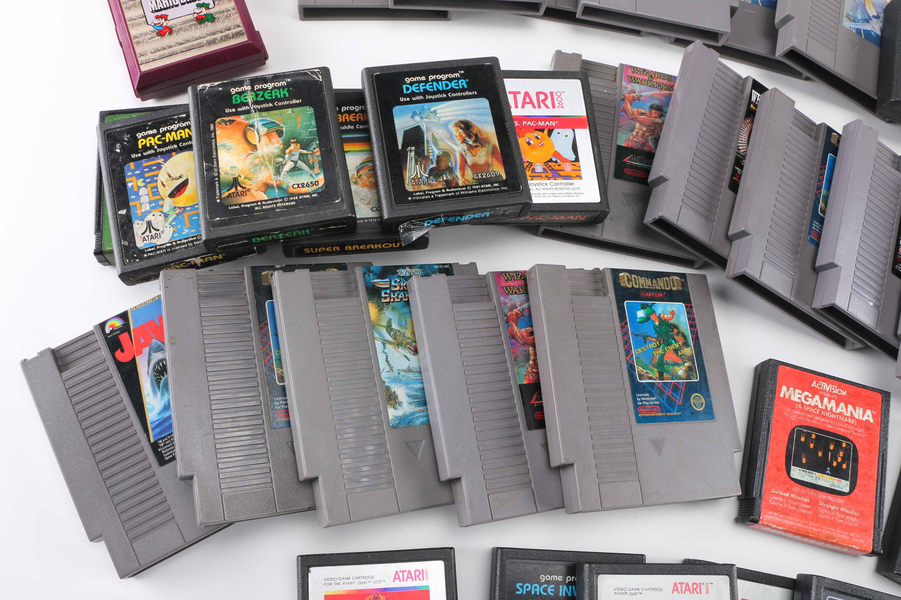 Vintage NES and Atari 2600 Games and Accessories