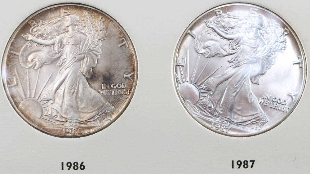 Collection Binder of American Silver Liberty Dollar Coins