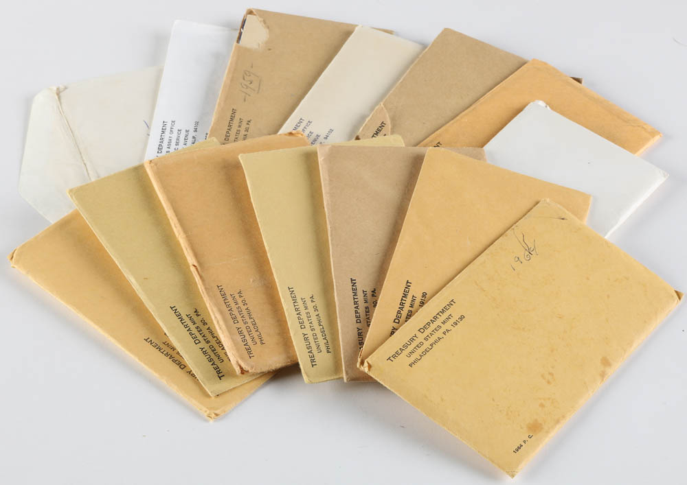 1950s and 1960s US Mint Proof Sets and Uncirculated Coins