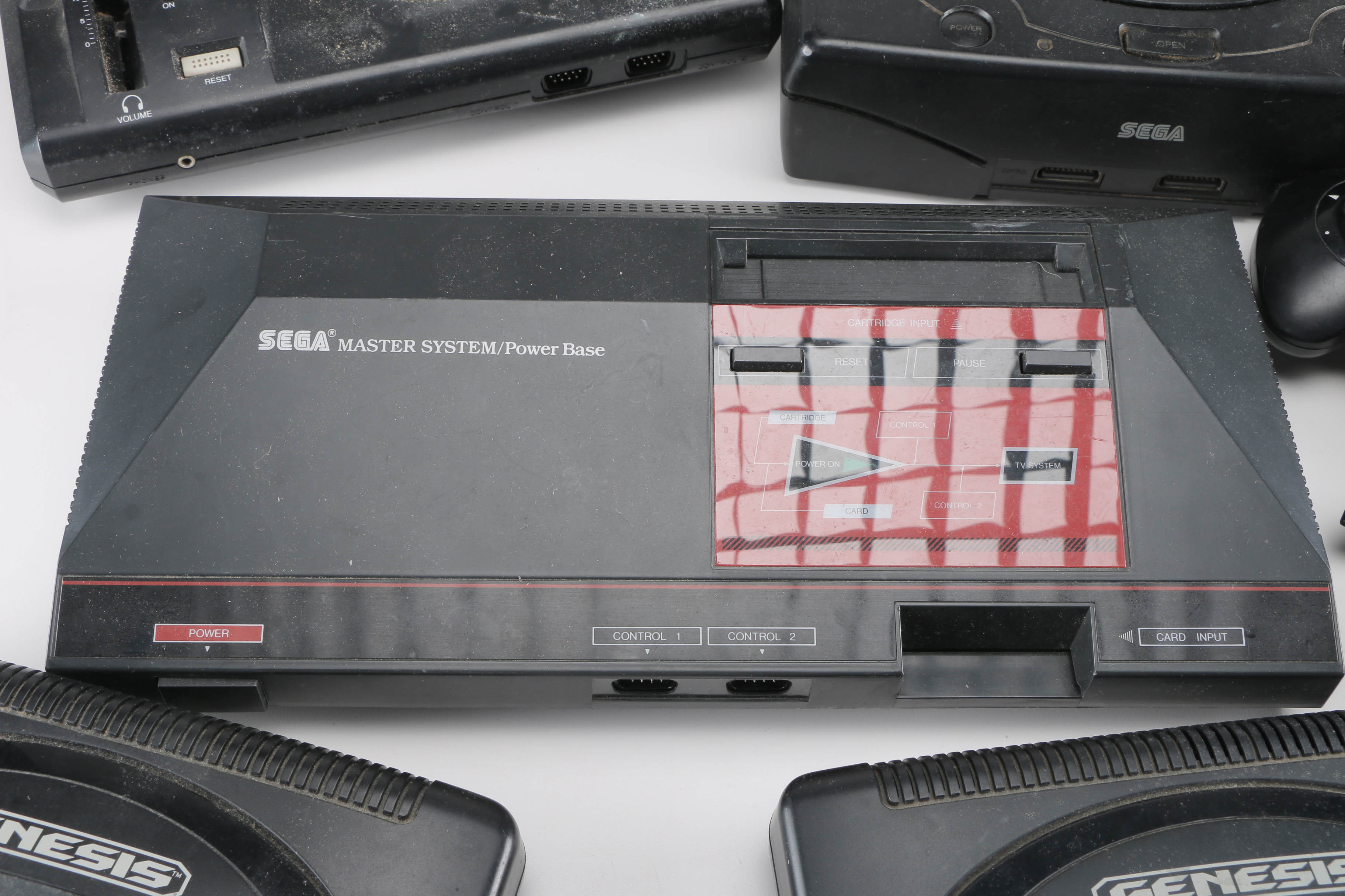 Collection of Sega Video Games and Game Systems