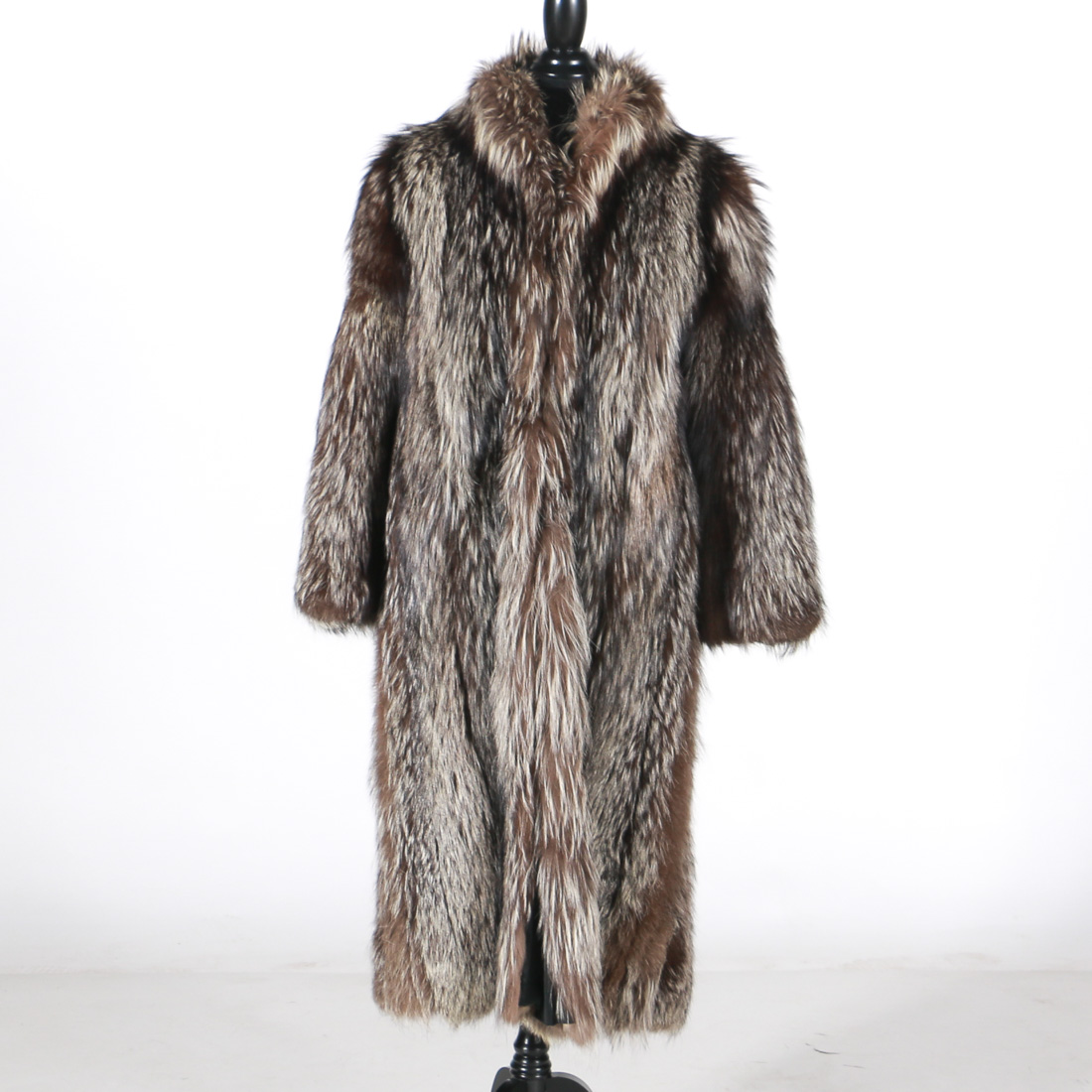 Silver Fox Fur Coat