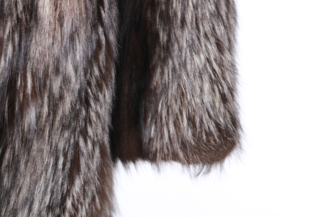 Silver Fox Fur Coat