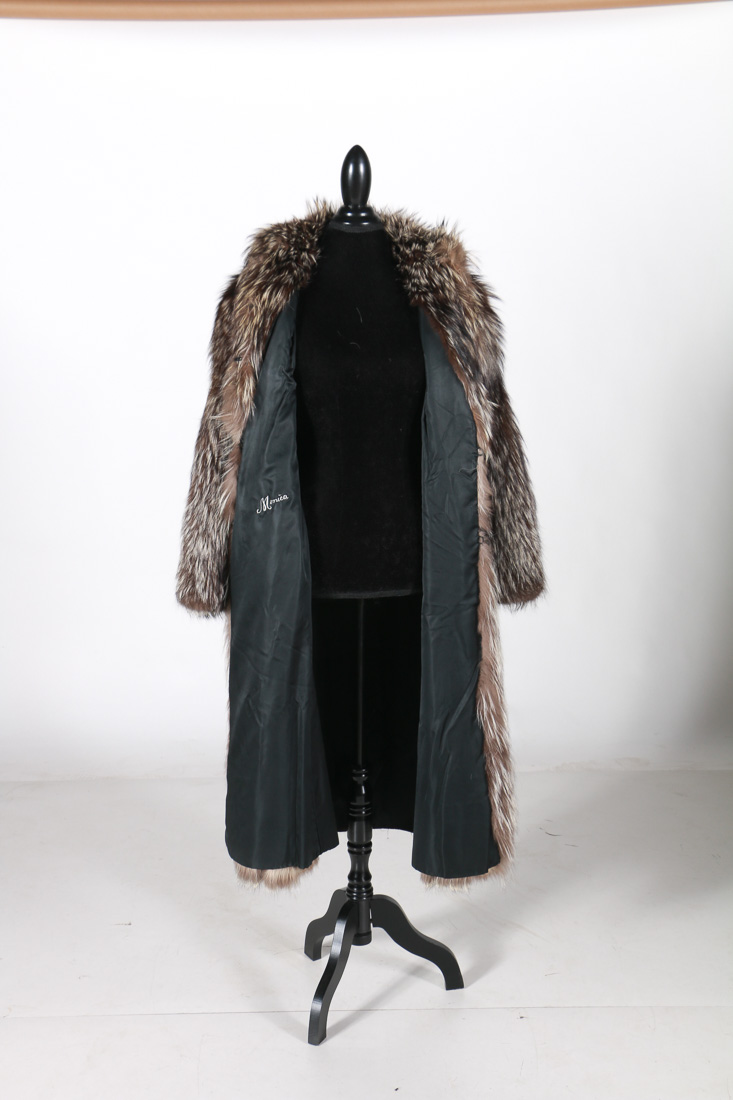 Silver Fox Fur Coat