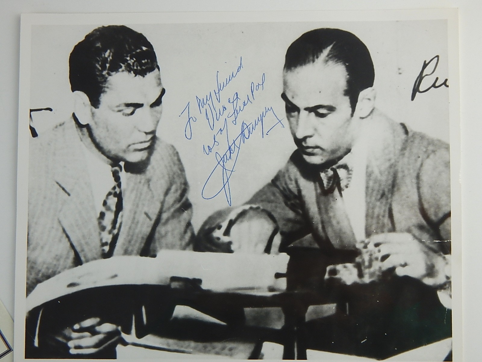 Signed World Heavyweight Champion Jack Dempsey Photograph