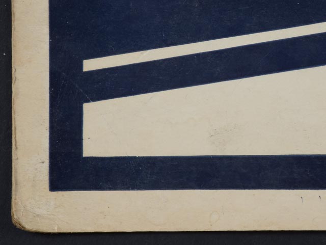 Original Advertising Poster for Golden's Blue Ribbon Cigars