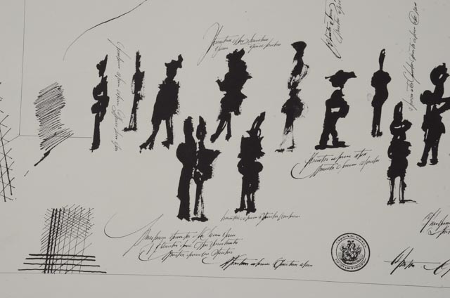 Saul Steinberg Original Lithographic Flair Gallery 1968 Exhibition Poster