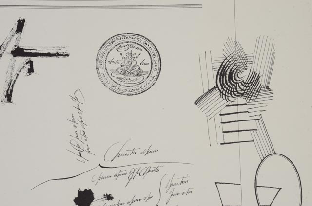 Saul Steinberg Original Lithographic Flair Gallery 1968 Exhibition Poster