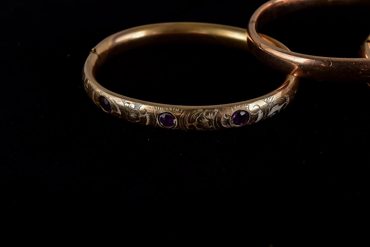 Set of Three 10K Gold Fill Bracelets