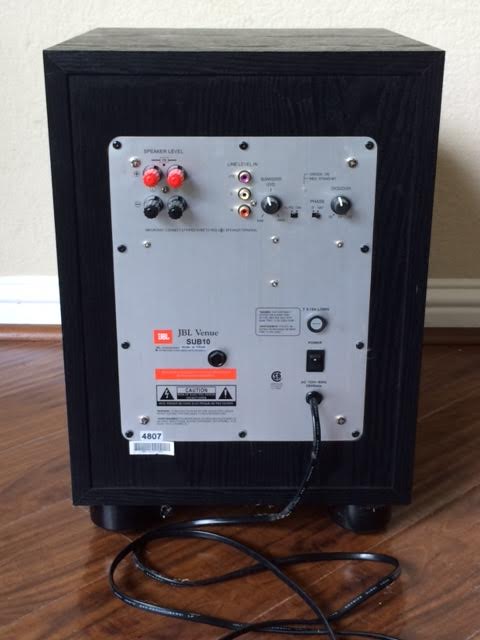 JBL Venue Floor Subwoofer