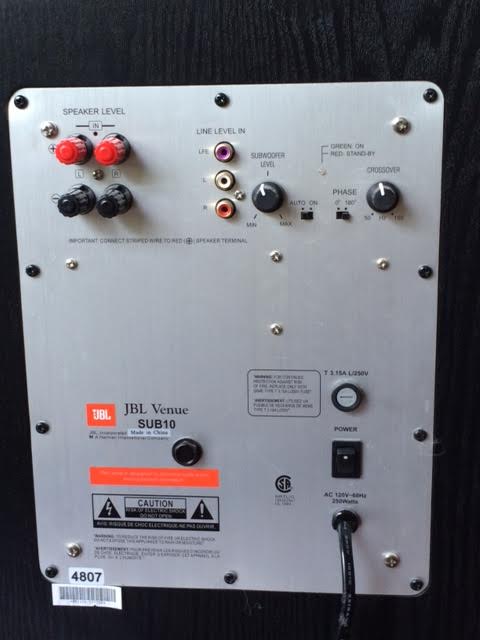 JBL Venue Floor Subwoofer