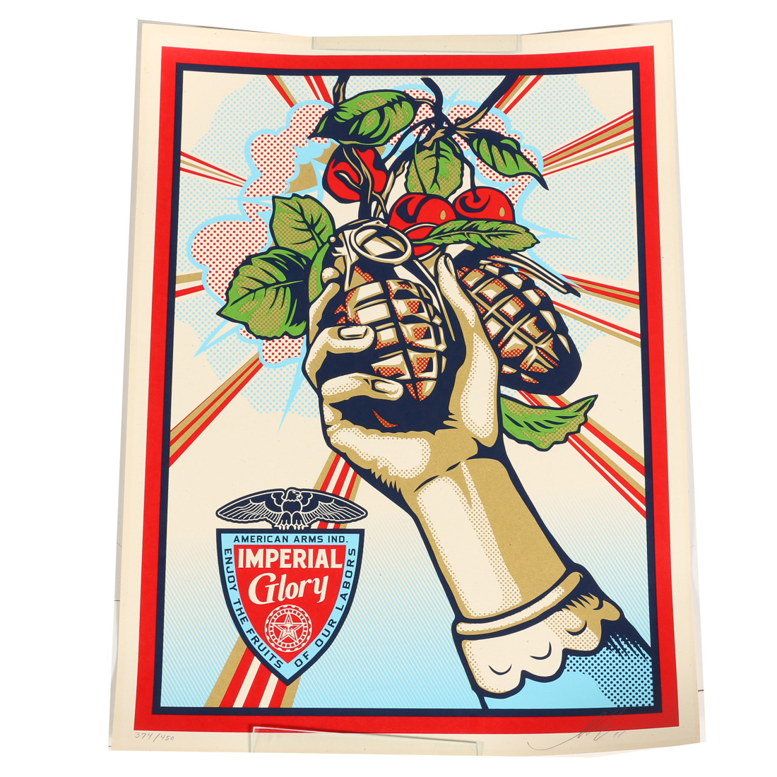 2011 Shepard Fairey Signed Limited Edition "Imperial Glory"