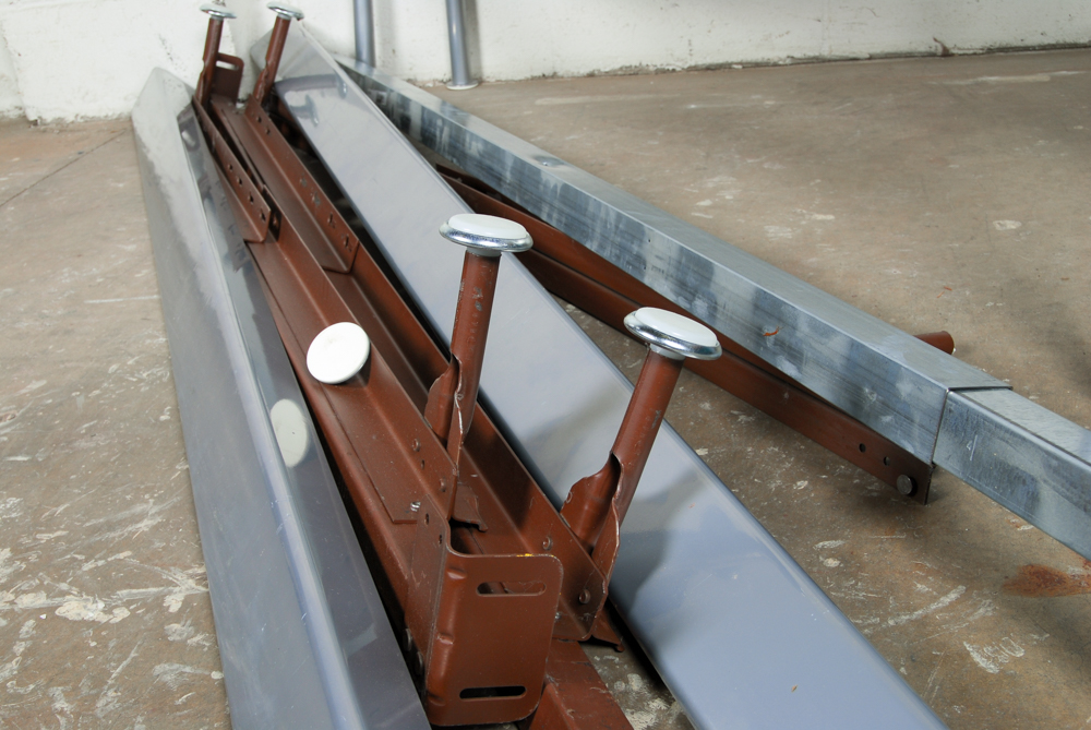 Ikea Queen Grey Metal Bed