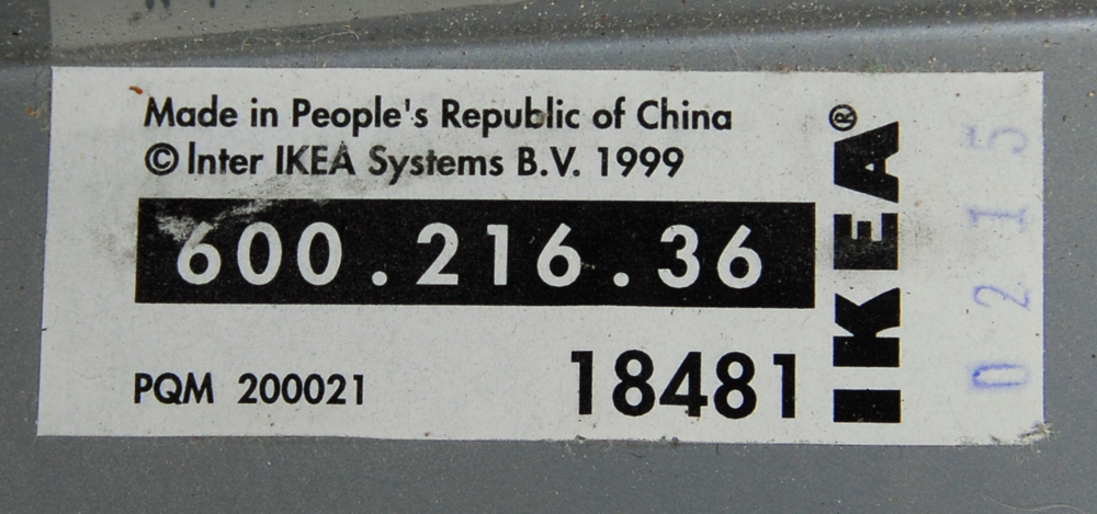 Ikea Queen Grey Metal Bed