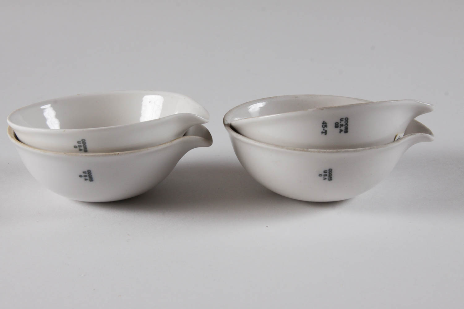 Collection of Vintage Coors Porcelain Evaporating Dishes