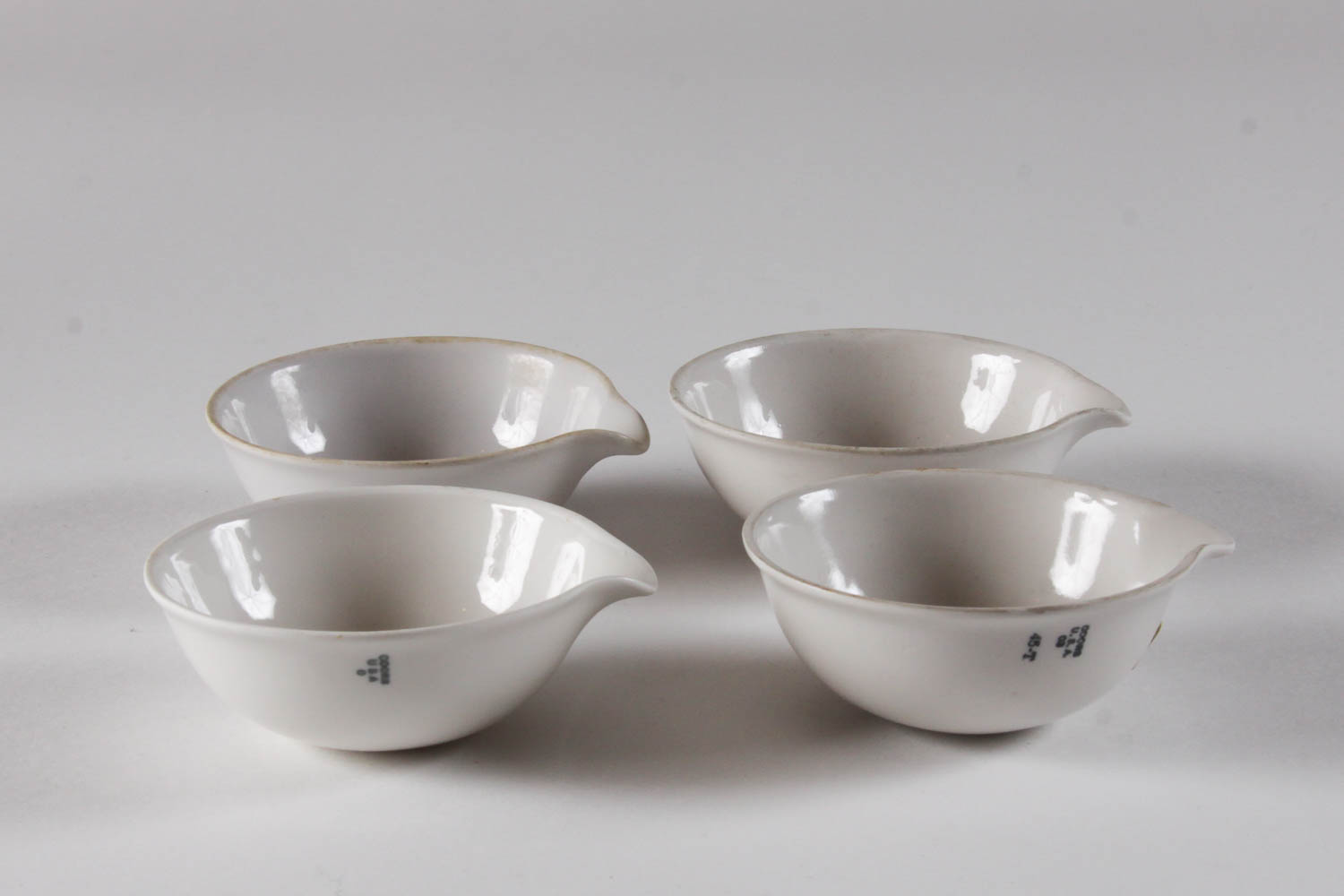 Collection of Vintage Coors Porcelain Evaporating Dishes