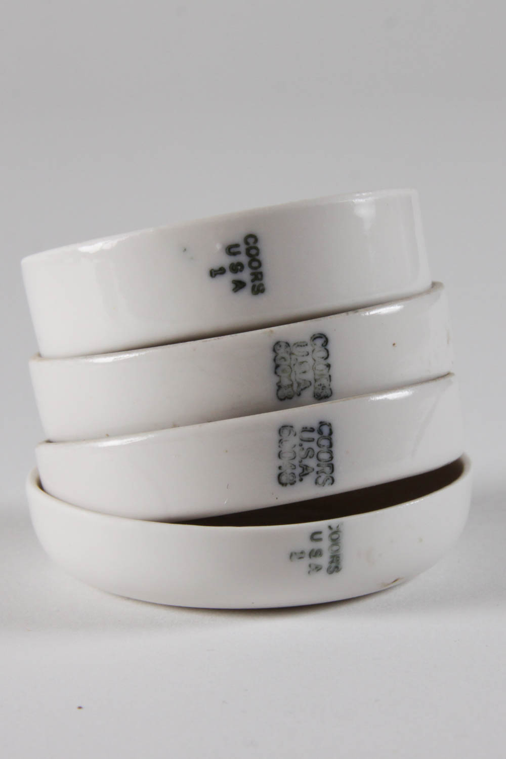 Collection of Vintage Coors Porcelain Evaporating Dishes